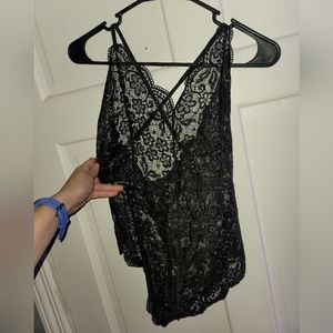 Black Lace Bodysuit